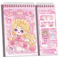 Cute Theme Dressup Sticker Book For Girls Spiral Activity Book With Coloring Cards, Makeup & Headpiece Stickers, Nail Art Stic