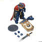 JOYTOY Warhammer 40 000 1/18 Action Figure-Ultramarines Victrix Honour Guard with Storm Shield and Power decorative replica blade-Collection Model Birthday Gifts