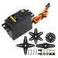 Diymore [ Full Brass Gear 6 Pack Mg996R Gear Torque Digital Rc Servo Motors High Torque Gear Servo For Jr Rc Helicopter Car Boat