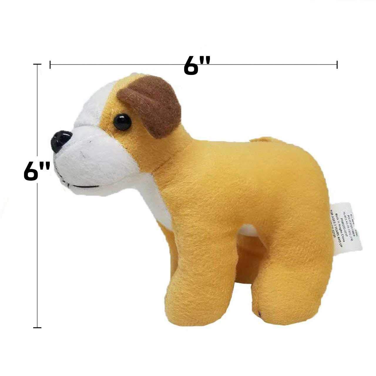 Bulk Plush Puppy Dog Stuffed Dog Animal Toys | Variety Pack Made Of Soft Plush ● Great As A Party Favor, Gift, Or Companion ● Pretend Play For Kids ● 1 Or 2 Dozen Puppy Assortment (12 Pack)