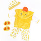 Scnbom Reborn Baby Dolls Girl Clothes For 17-22Inch Outfits Accesories (Yellow Duck 5Pcs Set)