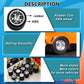1/64 Wheels and Tires Standard 0.43In, Mixed Random (10 sets wheels/Box), Upgrade Mainline Diecast Model Cars, Miniature Vehicle