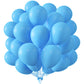 Kalor 12 Inch Light Blue Balloons, 50 Pcs Latex Helium Balloons For Kid'S Birthday Party, Baby Shower, Wedding, Graduate Party Decorations