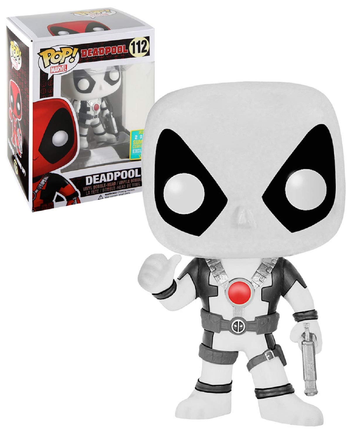 Funko POP! Black and White Deadpool #112 Summer Convention limited availability