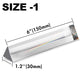 Young4Us 2 Pack 6-Inch Crystal Optical Glass Triangular Prism For Photography, Kids, Science, Teaching Light Spectrum, Physics A