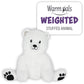 1I4 Group Warm Pals - Polar Bear - Cozy Lavender Scented Plush Toys - Stuffed Animal - Coolable Bedtime Comfort Plushie