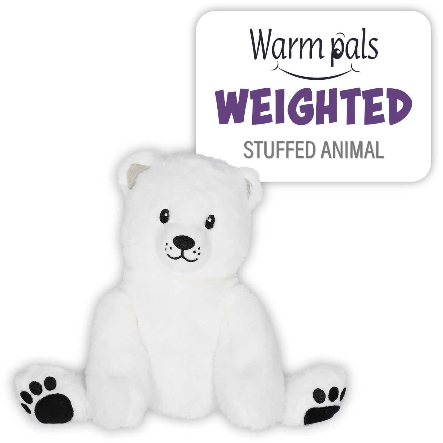 1I4 Group Warm Pals - Polar Bear - Cozy Lavender Scented Plush Toys - Stuffed Animal - Coolable Bedtime Comfort Plushie