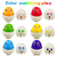 Pinkiwine Easter Hide & Squeak Eggs Montessori Sorting & Matching Learning Toys For Toddlers Kids Boys Girls Easter Basket Stuff