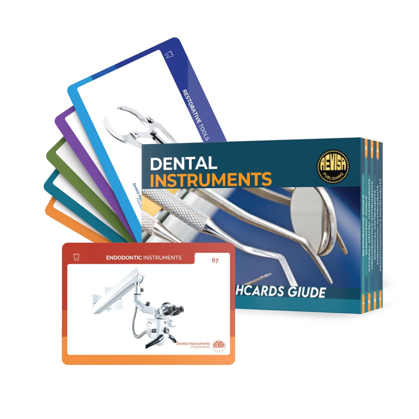 Dental Instrument Flashcards  300 Laminated Study Cards For Dental Assisting Students | Covers Tools, Usage, Functions | Clinic