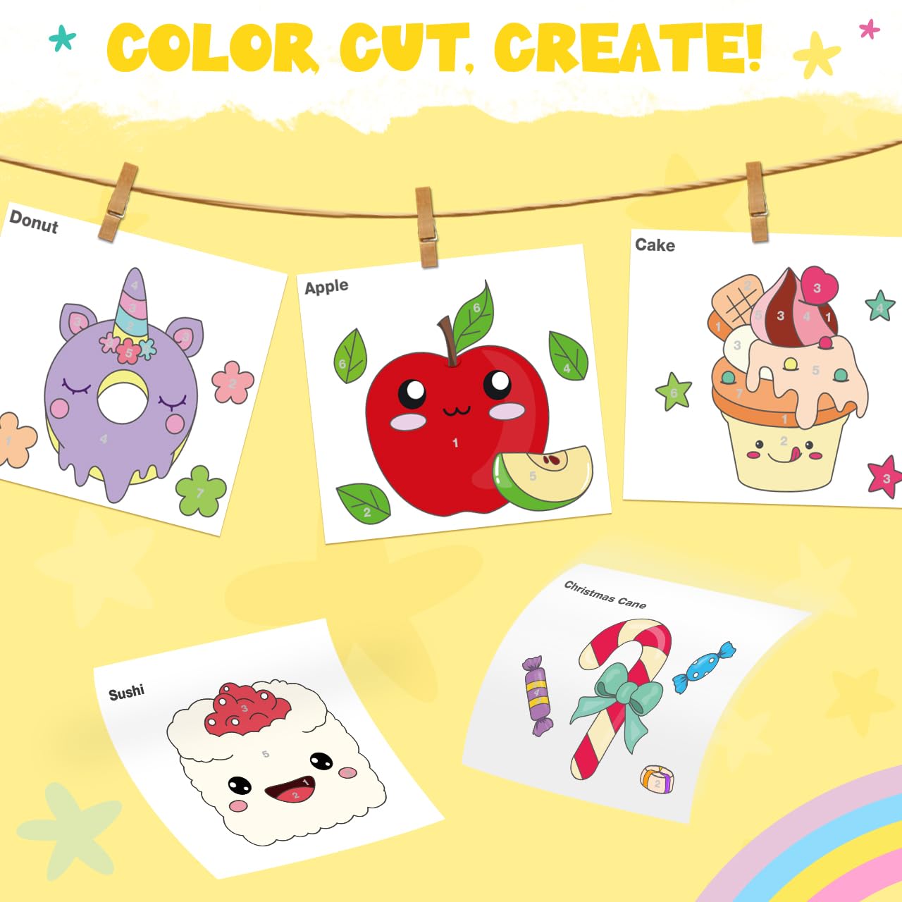Zmlm Paint With Water Books For Kids - Easter Basket Stuffers Mess Free Coloring Activity For Toddlers - Arts & Crafts Gifts Toys For Valentines Birthday Christmas Boy Girls Ages 4 5 6 7 8(Food)