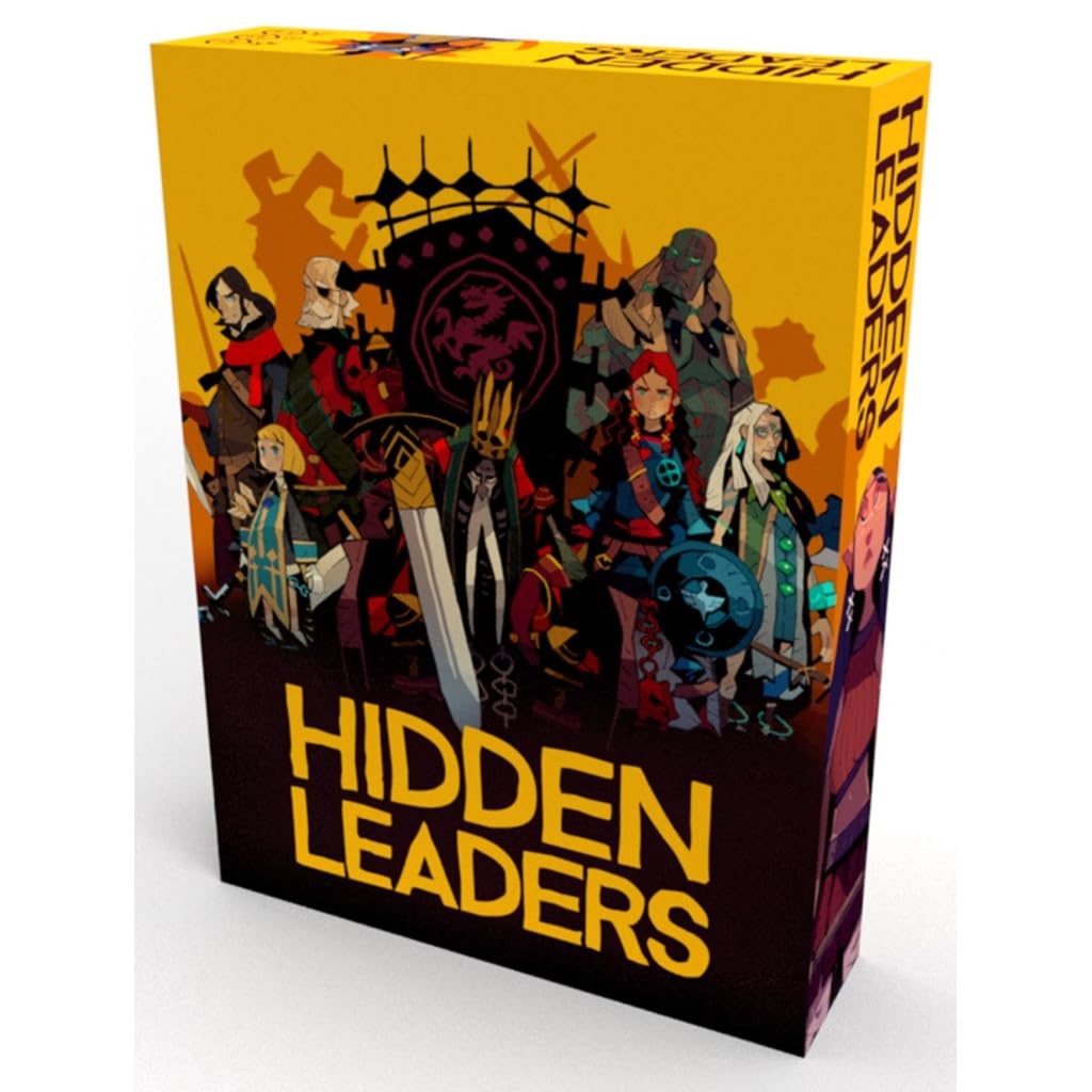BFF Games Hidden Leaders Board Game - Strategy Game for 2-6 Players, Ages 10+, Multicolor, Model MTGBFFHID001529