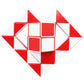 Mipartebo Magic Snake Cube Twist Puzzle 36 Wedges Large Size Twist Fidget Snake Toys Gift Party Favors Game Goodie Bag Fillers For Kids Adults Teens Red
