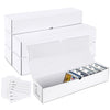 NEOACT 1200ct Trading Card Storage Box,6 Pack 17 Inch Cardboard Storage Boxes with Dividers&Labels for TCG,Game,MTG,Sports Cards