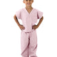 Natural Uniforms Childrens Scrub Set-Soft Touch-Role Play Costume Set (Pink, 12/14)
