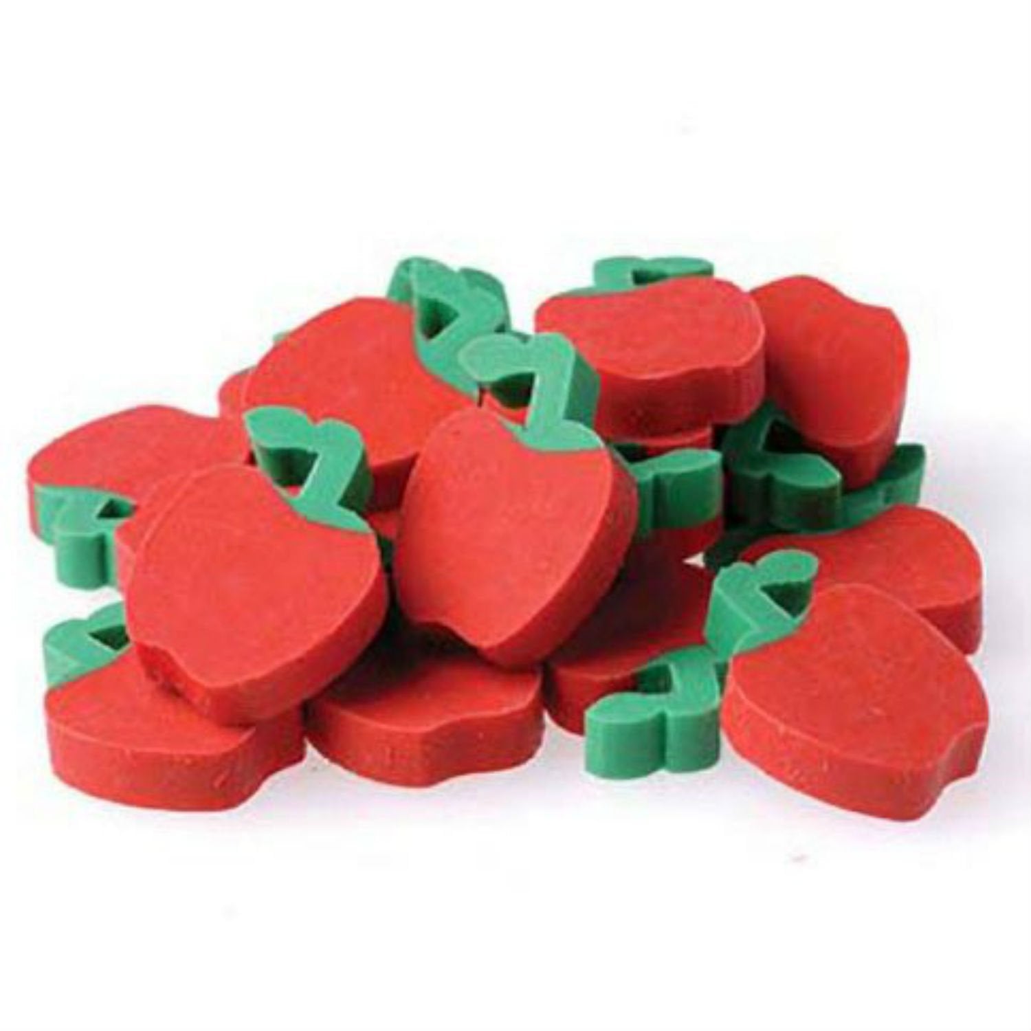 U.S. Toy Apple-Shaped Erasers - 144-Pack Mini Classroom Prizes