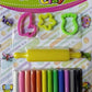 Trade Globe NonToxic Diy Plasticine Dough, Sculpture Tool Set Moulding, Educational Creative Craft Kit Best For Kids 12 Colors 