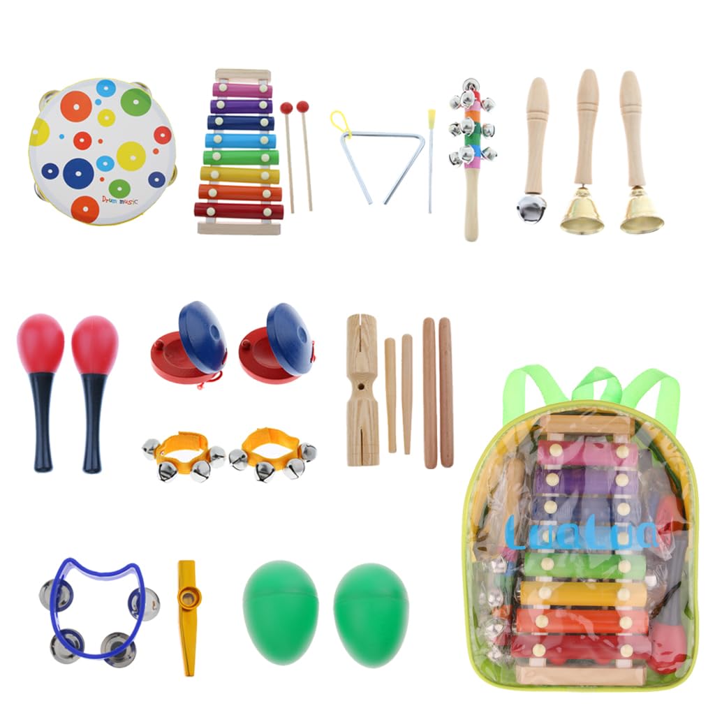 Atorse Set Of Orff Wooden Kids Toy Percussion Instrument Parts Gift For Teaching