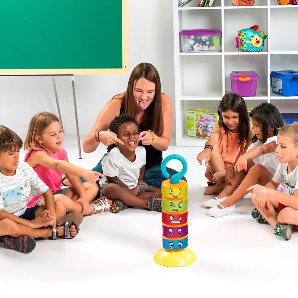 Miniland Bbq Emotions! Funny Game For Children From 3 To 6 Years Which Helps To Recognize Expressions. Multicolor Game Up To 2 To 6 Players Made In Spain