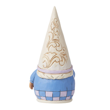 Enesco Jim Shore Heartwood Creek Purple Gnome Holding Coffee Mug Figurine 6009586