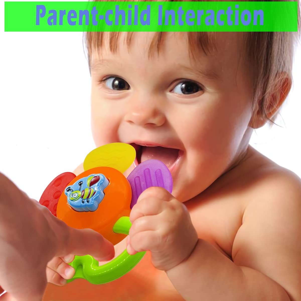 Aiviai Baby Toys 0-6 Months Infant Toys 0-3 Months Infant Rattles Baby Rattle Teether Toy Set With Storage Box Musical Rattles For Newborn Boy Girl Gifts Set With Baby'S First Rattle Teether (11Pcs)