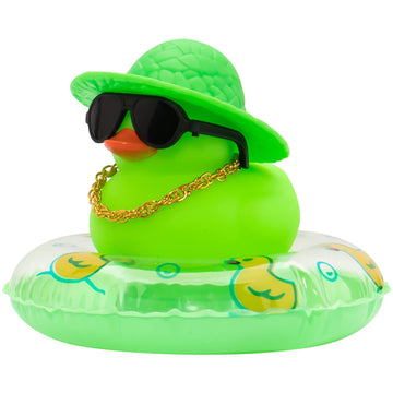Wonuu Car Accessories Rubber Ducks Dashboard Decorations Rubber Duck Pink Accessories Dashboard Duck Car Decorations Car Ducks For Dashboard Car Duck Car Dashboard Decorations, Bg-Green-Strawhatgreen