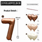 Jonhamwelbor 40 Inch Brown Number 7 Balloon Large Big Foil Helium Mylar Number Balloon With Heart Balloons For Girl Boy Seven Ye