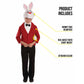 Fun Shack White Rabbit Kids Costume, Kids White Rabbit Costume Boys, White Rabbit Costume For Girls, Kids Rabbit Costume Kids, Large
