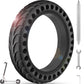 Bangting 50/75-6.1 Solid Tires For Electric Scooter, 8 1/2 X2 Tire For Gotrax Gxl V2 / Xr/Apex, 8.5X2 Inch Tire Replacement For Xiaomi Pro 2 / M365 / 1S (Black 1Pcs)