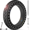 Bangting 50/75-6.1 Solid Tires For Electric Scooter, 8 1/2 X2 Tire For Gotrax Gxl V2 / Xr/Apex, 8.5X2 Inch Tire Replacement For Xiaomi Pro 2 / M365 / 1S (Black 1Pcs)
