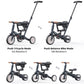 Newyoo 5 In 1 Tricycles For 1-3 Year Olds, Baby Balance Bike, Christmas And Birthday Gift For Boy And Girl, Toddler Bike With Pa