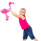 Inflatable Pink Flamingo Inflatable Flamingo Luau Party Accessories For Hawaiian Party Decoration (6 Pieces)