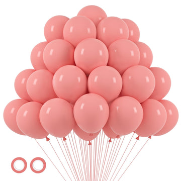 Voircoloria 105Pcs Retro Pink Balloons 12Inch Party Latex Balloons For Boys Girls Birthday Baby Shower Gender Reveal Wedding Sun