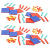 hand2mind Foam Algebra Tiles Class Set - 30 Algebra Manipulatives for Classroom Use, Model 76780