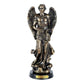 Pacific Giftware St. Gabriel Archangel Figurine - 8" Tall Resin Statue with Brass Name Plate, Multicolor, Model 11481