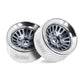 INJORA CNC Aluminium 1.0'' Beadlock Wheel Rim for 1/18 1/24 RC Crawler (Grey)