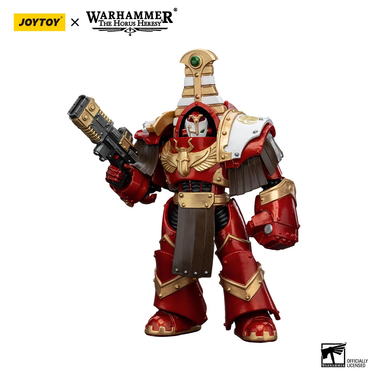 JOYTOY Warhammer 40K Thousand sons 5.35in Sekhmet Terminator Cabal Sekhmet Volkite Charger and Power Fist 1:18 Scale Action Figu