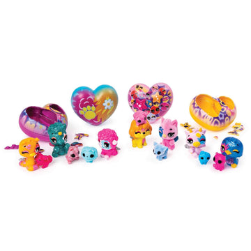 Hatchimals Colleggtibles - Pet Obsessed - Pet Shop Multi Pack New Hatchy Hearts Styles Vary