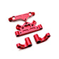Mesimsple Alloy Steering Top Plate & Steering Bellcrank Set ARA320474 ARA340153 for Arrma 1/5 Outcast 8S BLX Servo Saver & Krato