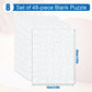 8 Sheets Blank Puzzles for Kids  5.9 x 7.9 Inch / 15x20cm Blank Puzzles 48 Piece Blank Jigsaw Puzzle Paintable Puzzle All White Puzzles for Kids Birthday Activity Party DIY Craft