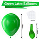 Bezente Green Balloons Latex Party Balloons - 150 Pack 5 Inch Matte Small Light Green Helium Balloons For Birthday Baby Shower C