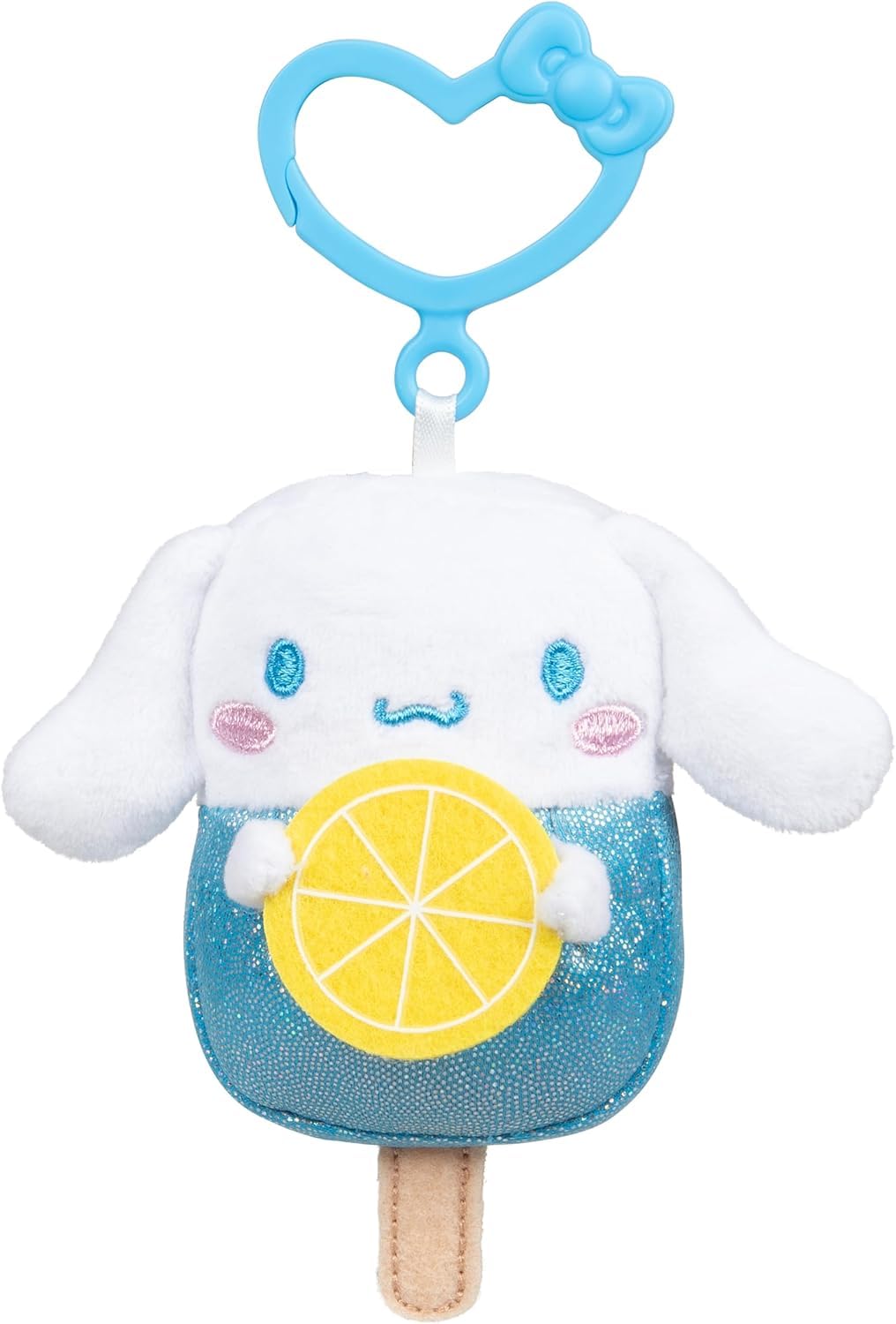 Hello Kitty And Friends 4-Pack Popsicle Clip-On Plush Featuring Hello Kitty, Kuromi, My Melody, And Cinnamoroll With Unique Bow Clips - Officially Licensed Sanrio Product From Jazwares