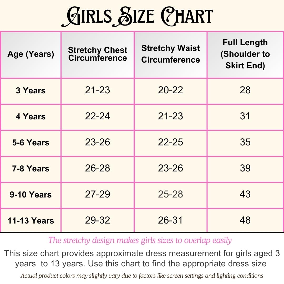 Cokos Box Princess Costumes For Girls Birthday Party Halloween Cosplay Christmas Dress Up Coronation Dress Necklace Accessories Set, Olive, 7-8 Years
