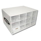 Bcw Card House Storage Box | Card Storage Box For 9600 Trading Cards | Durable White Corrugated Cardboard | Ideal For Pok  Mon,
