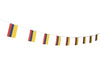 Colombia Flag Colombian Flag,100Feet/76Pcs National Country World Pennant Flags Banner,Party Decorations Supplies For,Indoor And