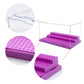 Minifigure Display Case For Action Figures Blocks, Dustproof Acrylic Display Box Storage With 3 Movable Steps For Collection Models Minifigures, Bricks Blocks Toys