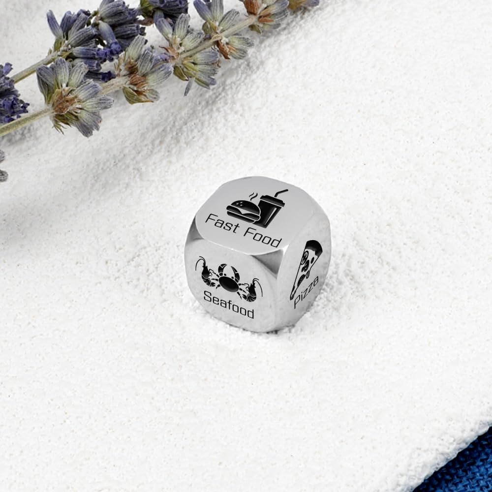 Valentines Day Gifts For Him Date Night Food Dice Gifts For Him Birthday Gifts For Boyfriend Girlfriend Wife Husband Steel Gifts