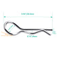 KCRTEK 100Pcs RC Body Clips,30-Degree Angle RC Clips Easy to Plug for All 1/10 1/12 Scale Redcat HPI Himoto HSP Exceed RC Car Pa