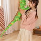 Xshelley Realistic Green Lizard Stuffed Animal Toy, 37.4 inches, Plush Fabric, Chameleon Design, Perfect Wildlife Gift for Kids