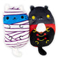 Cats Vs Pickles - Scary Collection #2 - Catzilla, Count Catula, Coder Cat, & Skully - 4-Pack - 4' Cute Cuddly Collectible Bean Plush Toy - Are You Team Cat Or Team Pickle? Collect Them All!