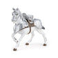 Papo Medieval Fantasy Horse in Armour Figurine, Collectible Toy for Children, Multicolor, Model 39799, Suitable for Ages 3 and Up